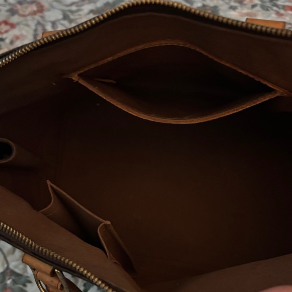 Louis Vuitton Brown hand painted Alma pm Floral Satchel - Picture 10 of 13